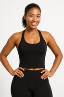 FittedLuv™ Backless Impact Halter Top