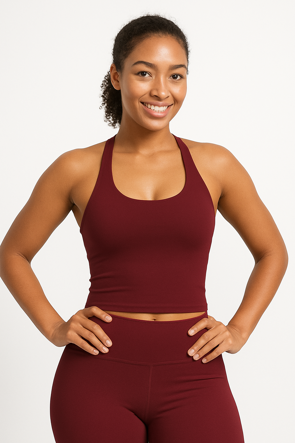 FittedLuv™ Backless Impact Halter Top